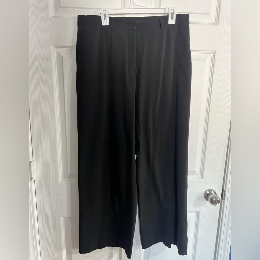 Coldwater Creek Black Slacks Wide Leg